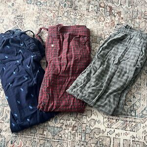 (2) Polo by Ralph Lauren and (1) J. Crew - Pajama Pants Men’s Large